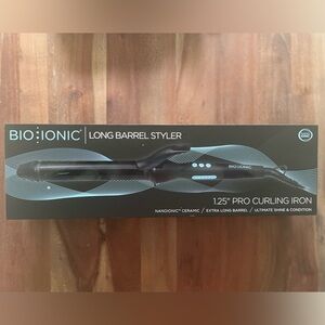 NEW Bio Iconic Long Barrel 1.25” Pro Curling Iron. Brand new & never used.